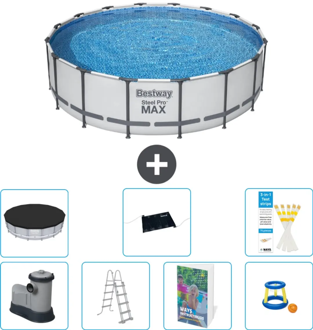 Bestway Steel Pro MAX Zwembad 488x122cm