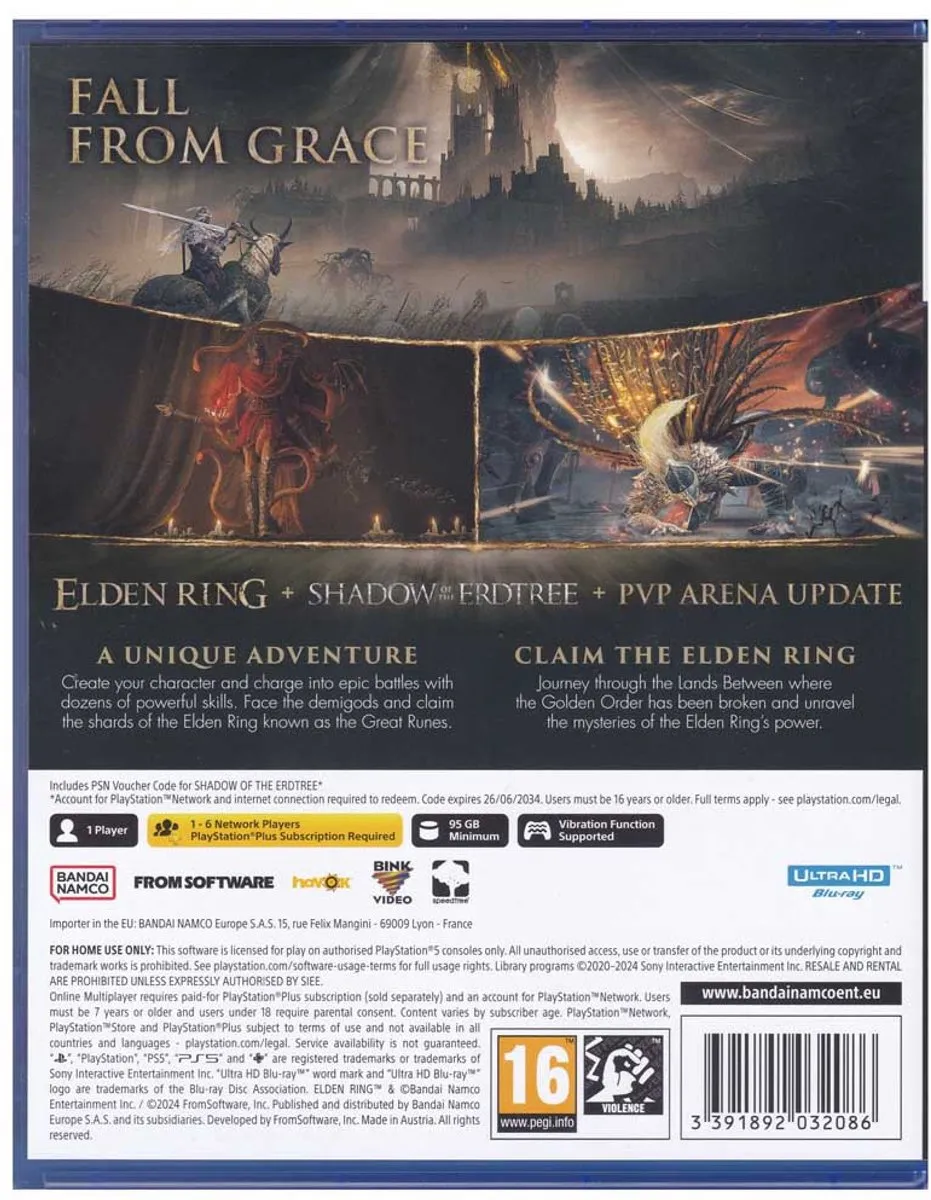 Elden Ring Shadow Of The Erdtree - PS5