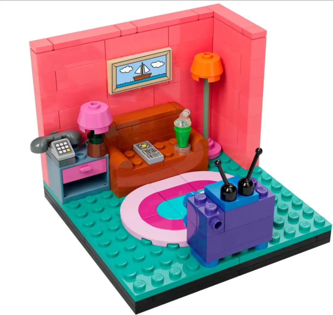 LEGO The Simpsons Woonkamer Uitbreiding 123 Stukken - Multicolor
