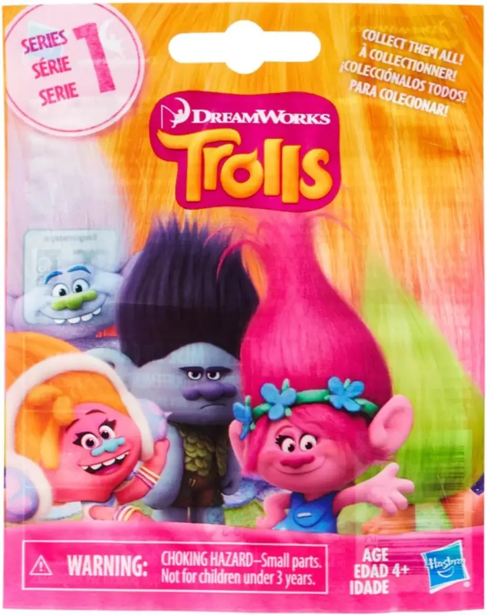 Hasbro Tiny Trolls Blind Bag B6554EU40 - Multicolor