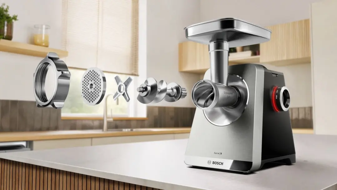 Bosch Serie 8 MFWS820M Vleesmolen - 2500W - Roestvrij staal