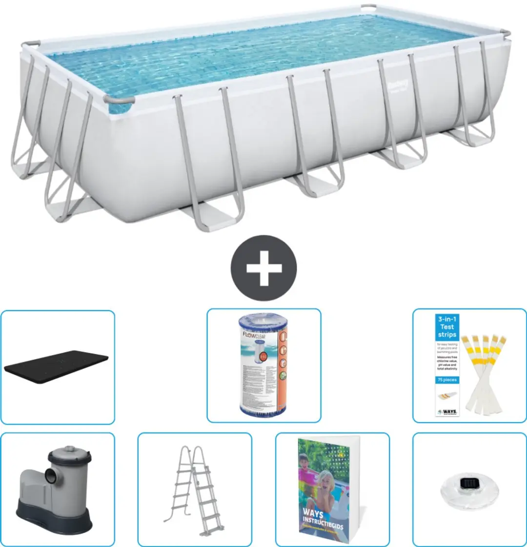 Bestway Power Steel Zwembad 549x274cm