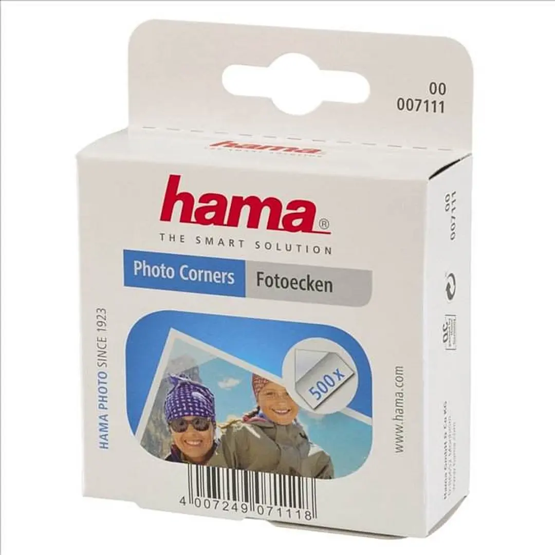 Hama Zelfklevende Fotohoekjes Transparant 500 Stuks