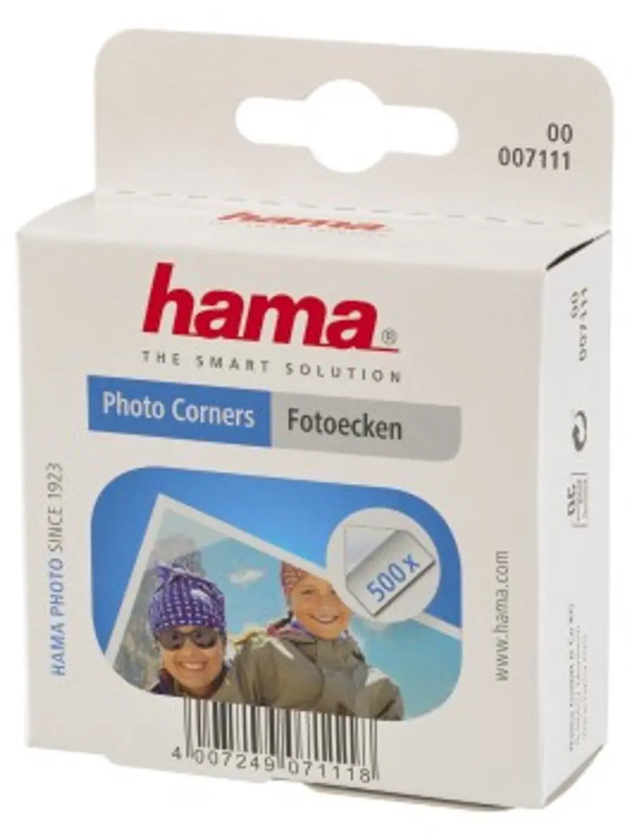 Hama Zelfklevende Fotohoekjes Transparant 500 Stuks