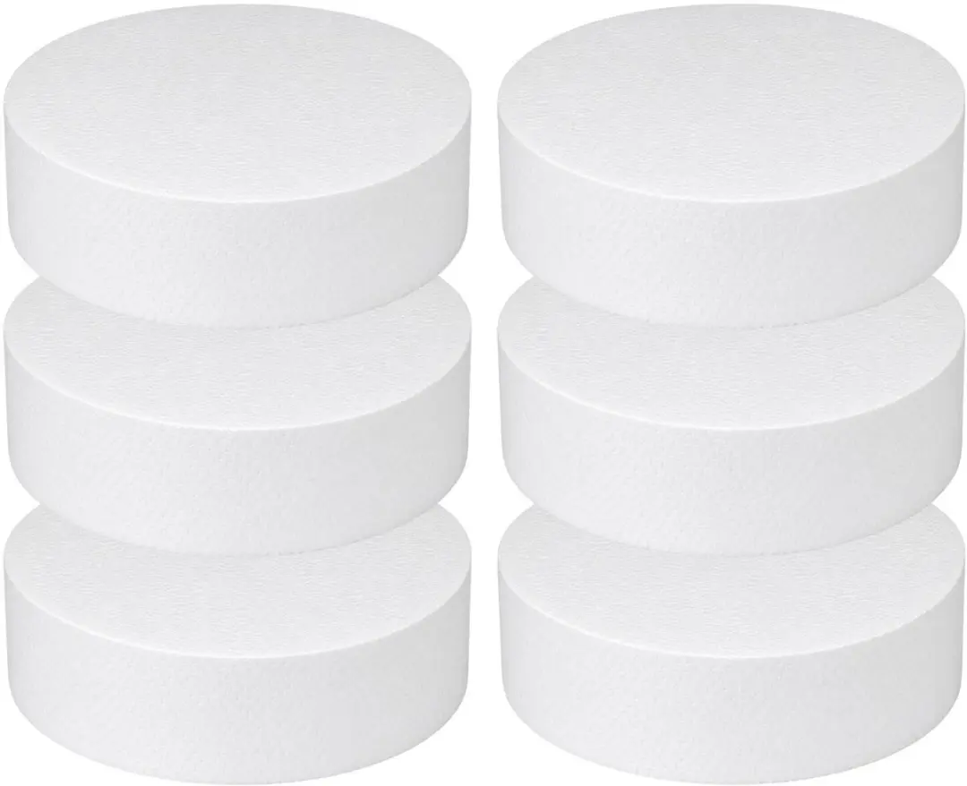 Bellatio Design Piepschuim Cirkels 6 Stuks