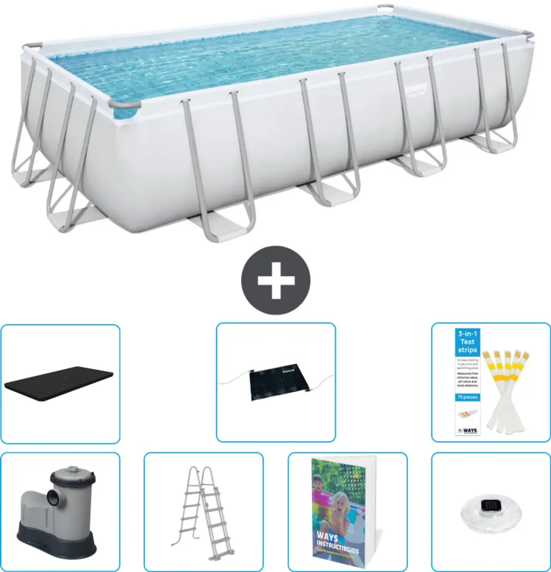 Bestway Power Steel Zwembad 549x274x122cm