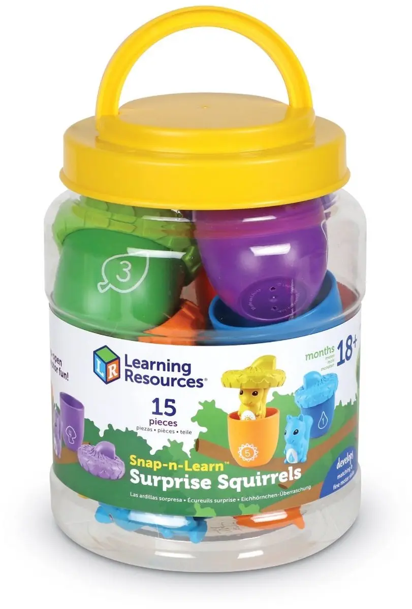 Learning Resources Tel en leer eekhoorns LER6723 - Multikleur