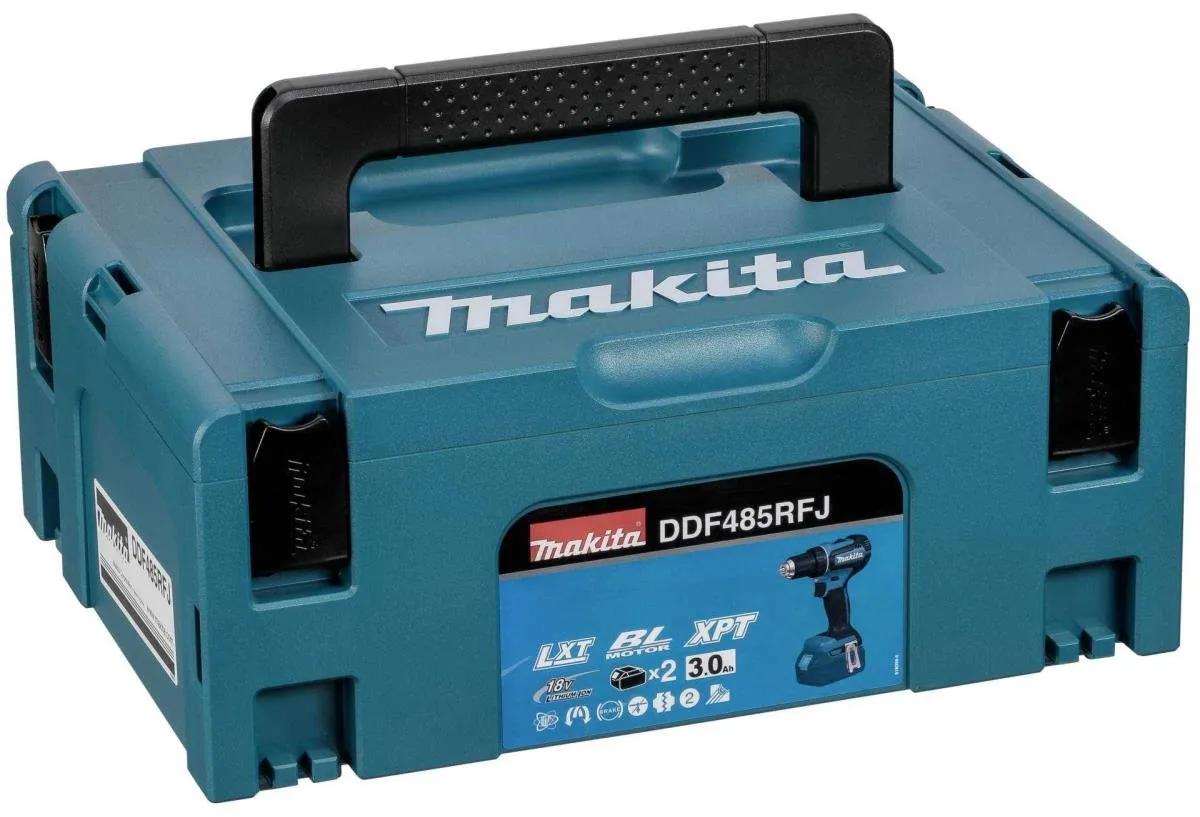 Makita DDF485RFJ Accuboor-/schroefmachine - 18V - 2x 3,0 Ah