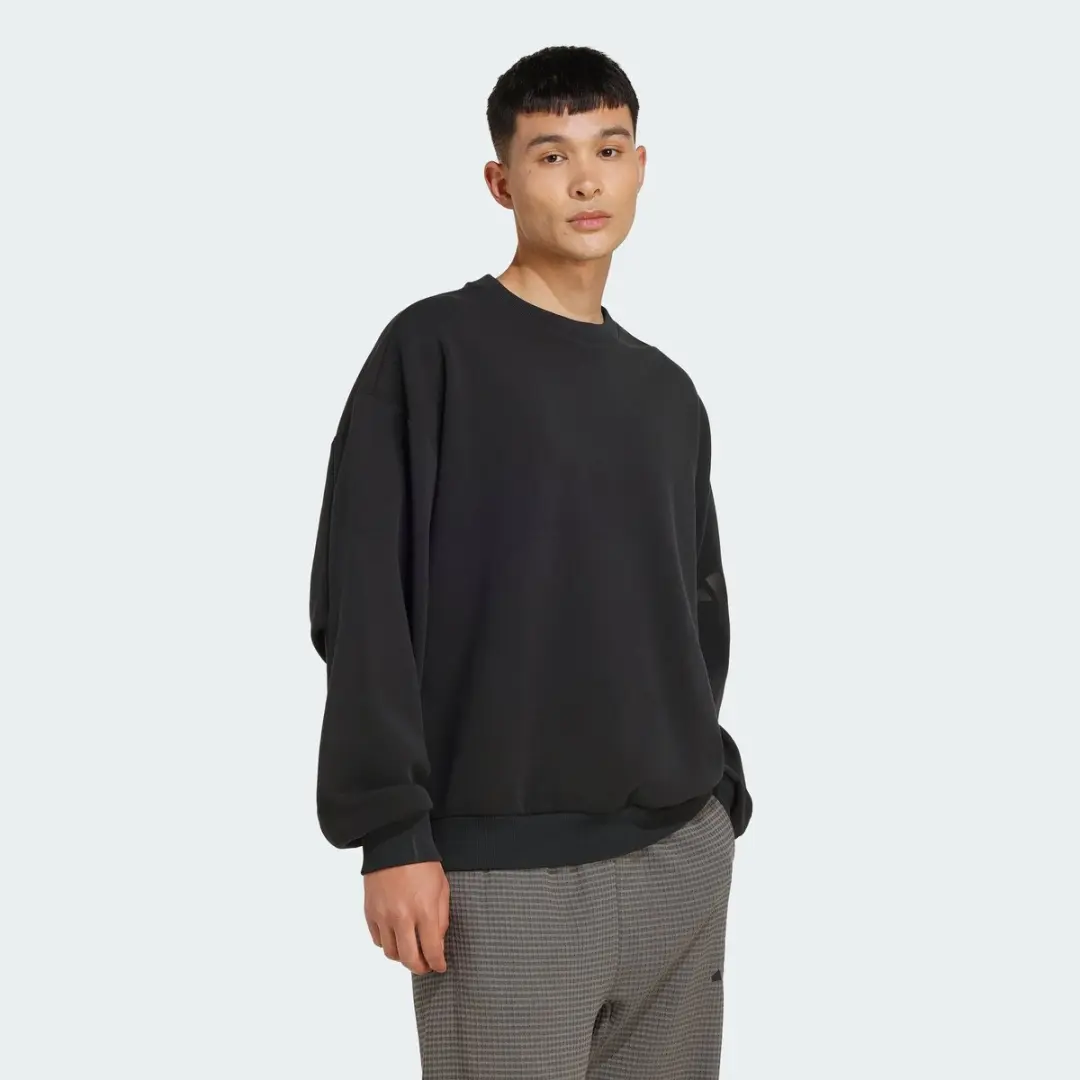 Adidas Soft Lux Sweatshirt KF0485 - Heren M - Zwart