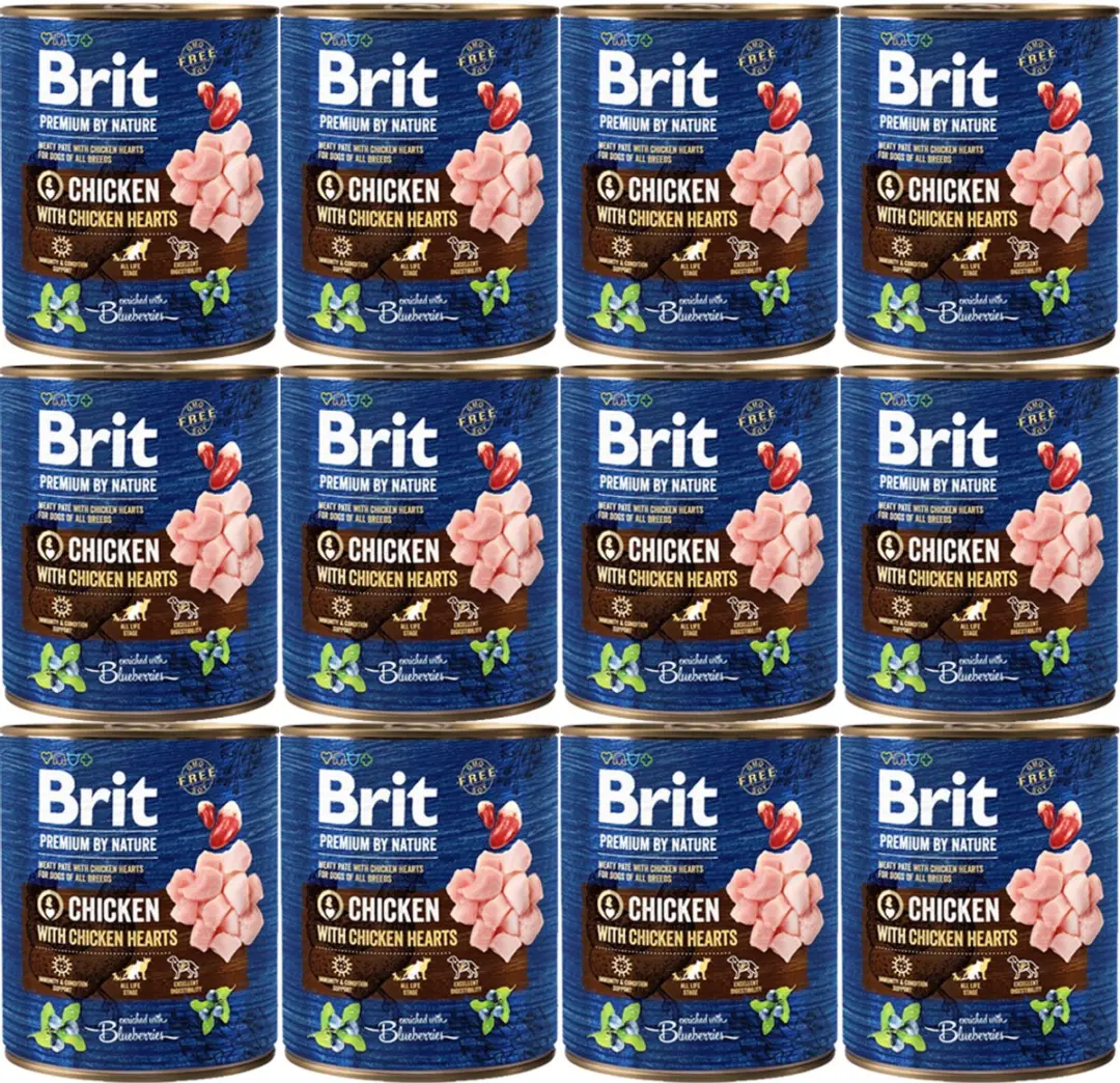 Brit Premium by Nature Kip en Hart Natvoer