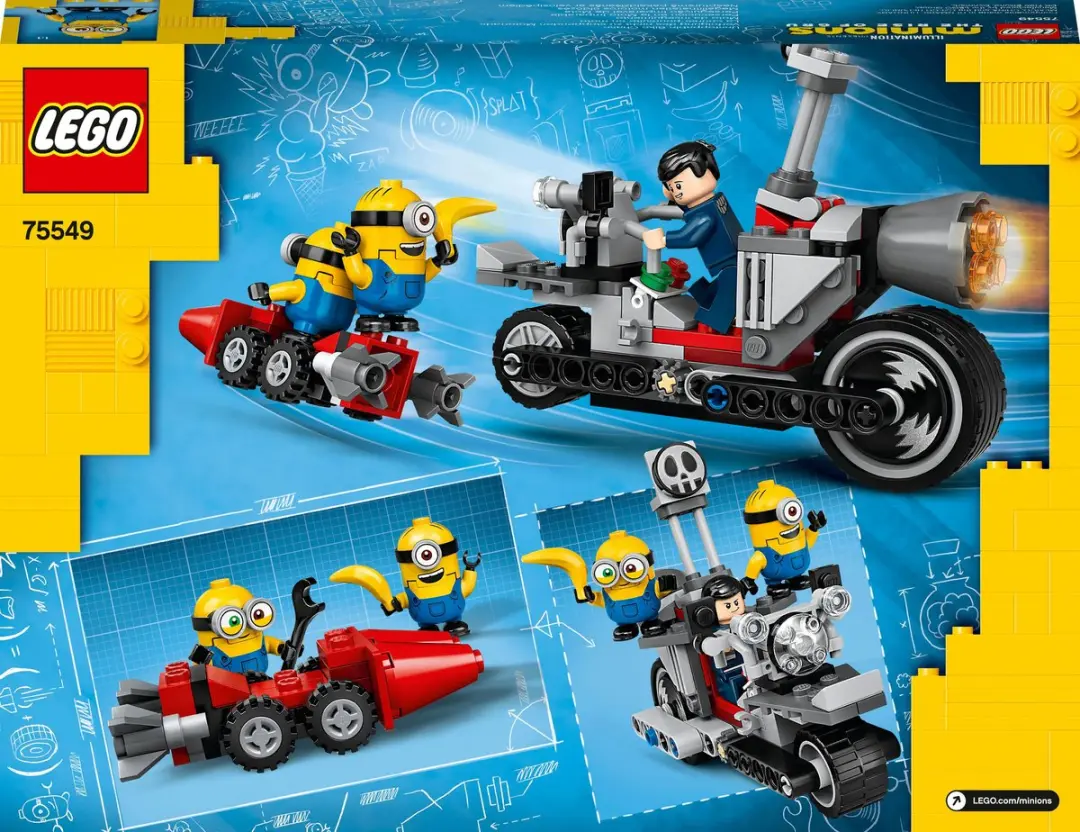 LEGO Unstoppable Bike Chase - 136 Stukken - Meerkleurig - afbeelding 6 van 6