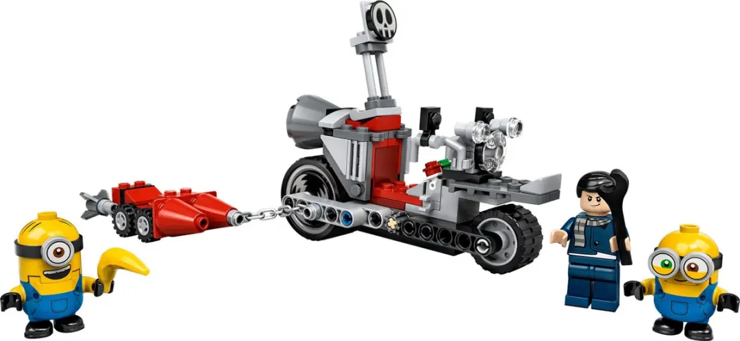 LEGO Unstoppable Bike Chase - 136 Stukken - Meerkleurig