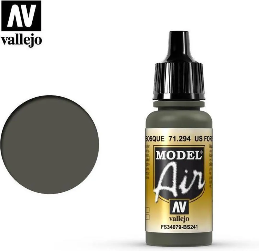 Vallejo Model Air US Forest Green Acrylverf 17ml