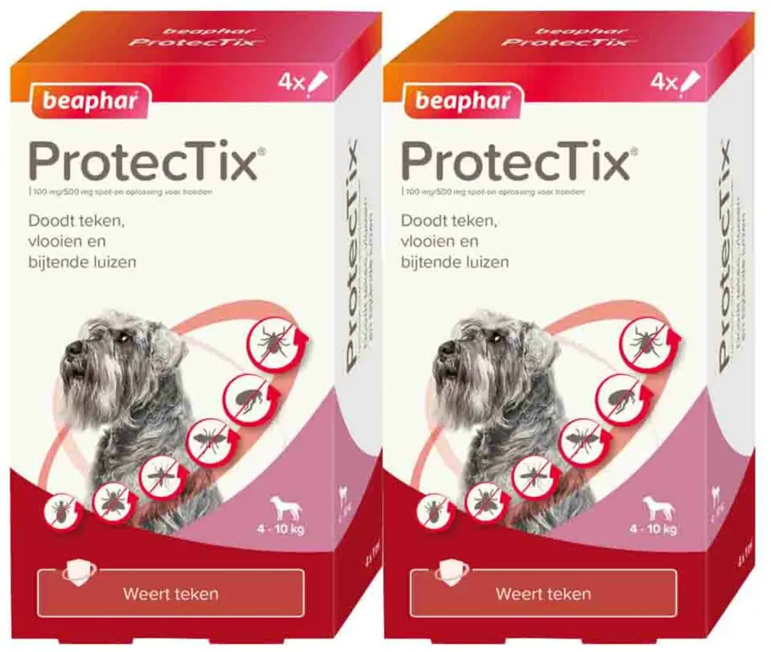 Beaphar ProtecTix Hond Anti Vlo & Teek 4-10 kg