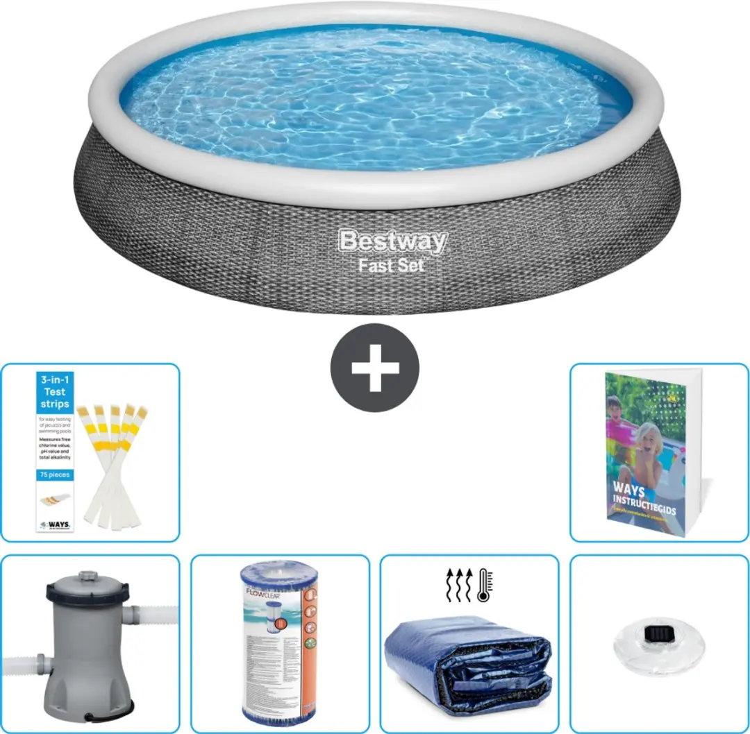 Bestway Fast Set Zwembad 396x84cm