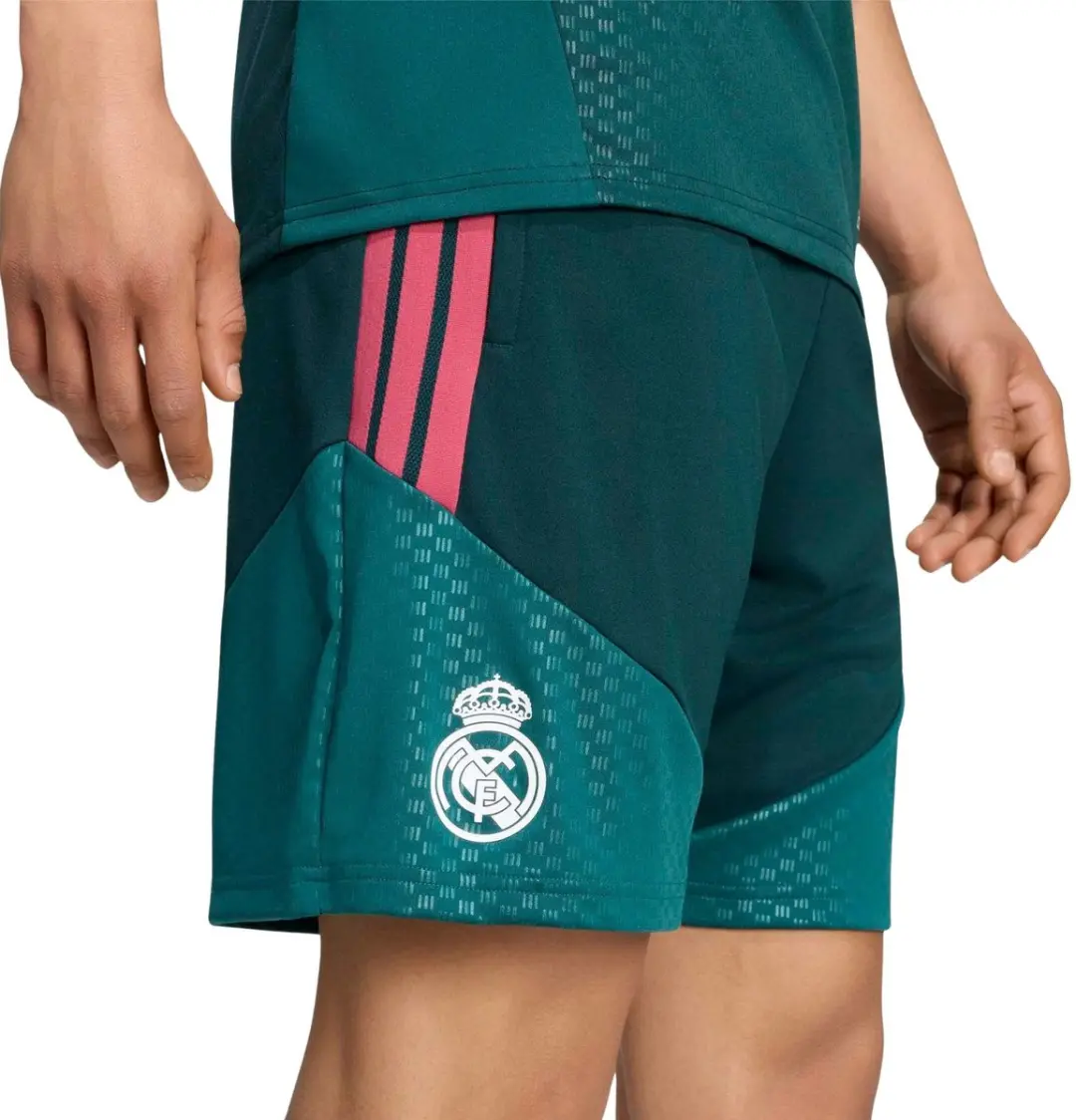 Adidas Real Madrid Training Short 2026/2027 KB6350 - Maat L - Groen/Blauw/Roz