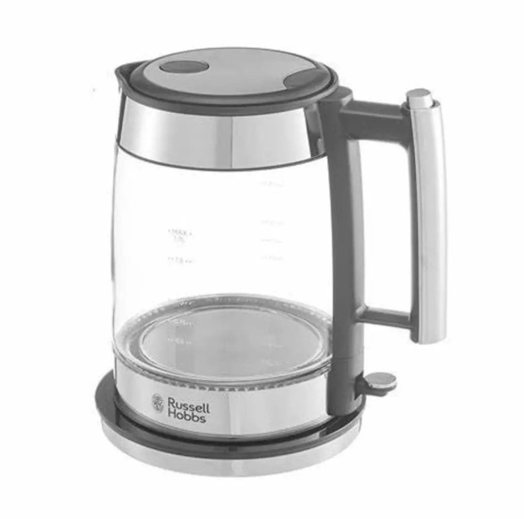 Russell Hobbs Elegance Glass Waterkoker 2200W - 1.7L - Zilver