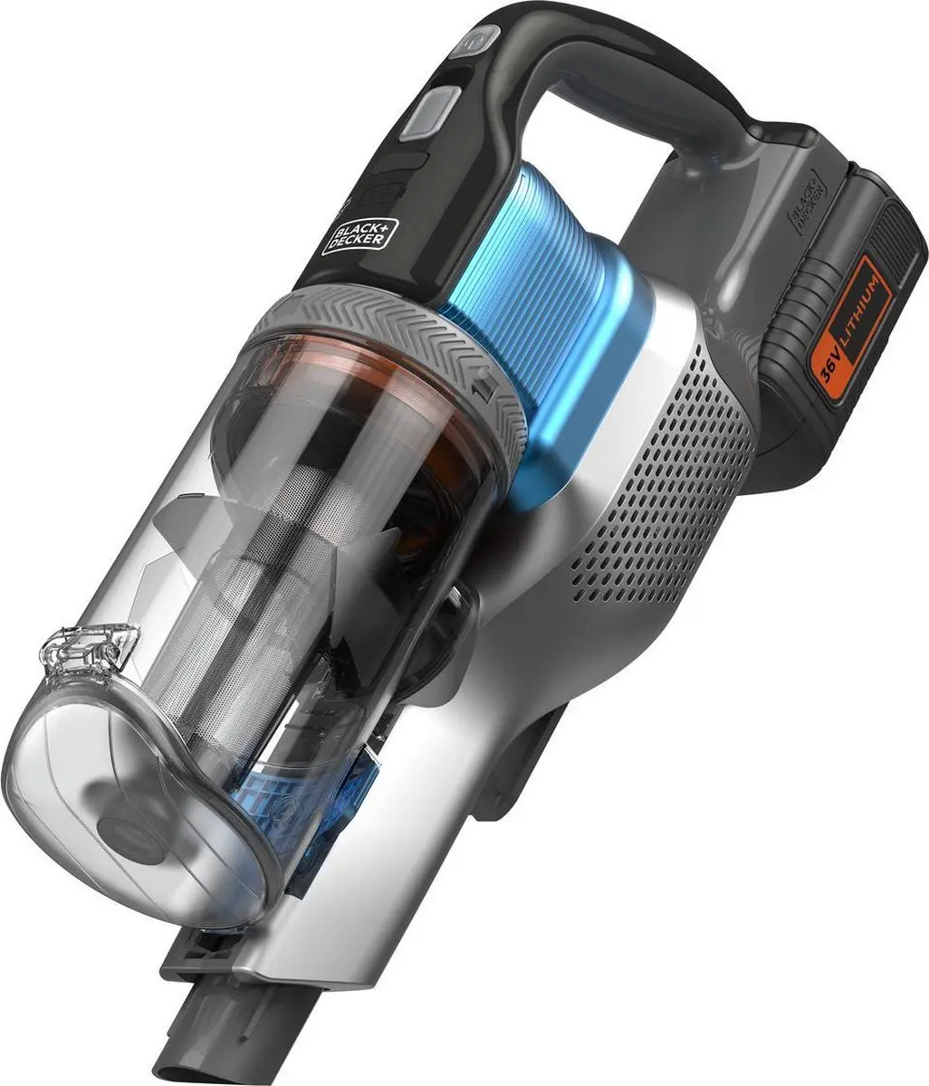BLACK+DECKER BHFEV362D-QW 36V 4-in-1 Steelstofzuiger - Blauw/Titanium grijs