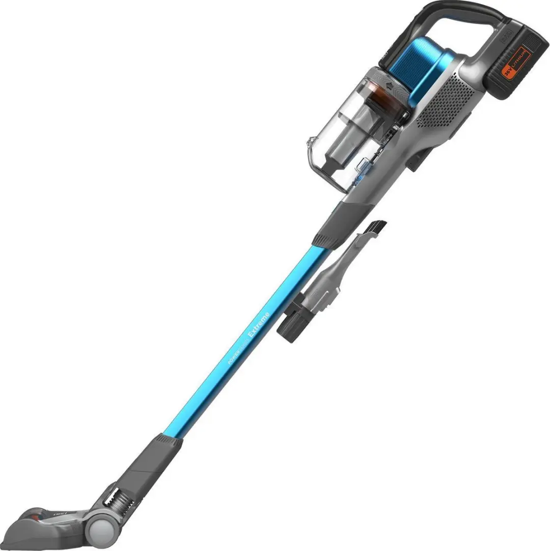 BLACK+DECKER BHFEV362D-QW 36V 4-in-1 Steelstofzuiger - Blauw/Titanium grijs