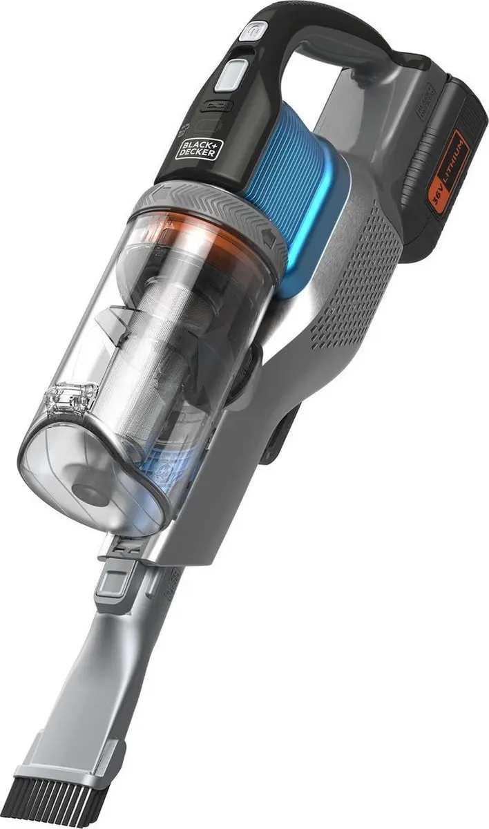 BLACK+DECKER BHFEV362D-QW 36V 4-in-1 Steelstofzuiger - Blauw/Titanium grijs