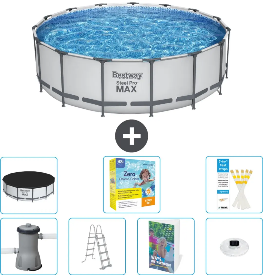 Bestway Steel Pro MAX Zwembad 457x122cm
