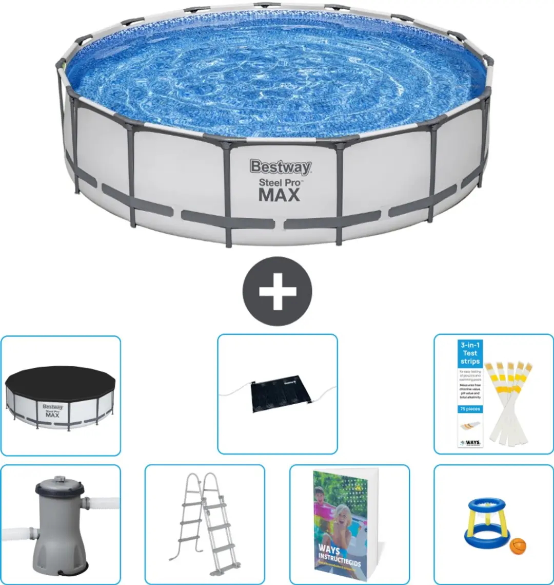 Bestway Steel Pro MAX Zwembad 457x107cm