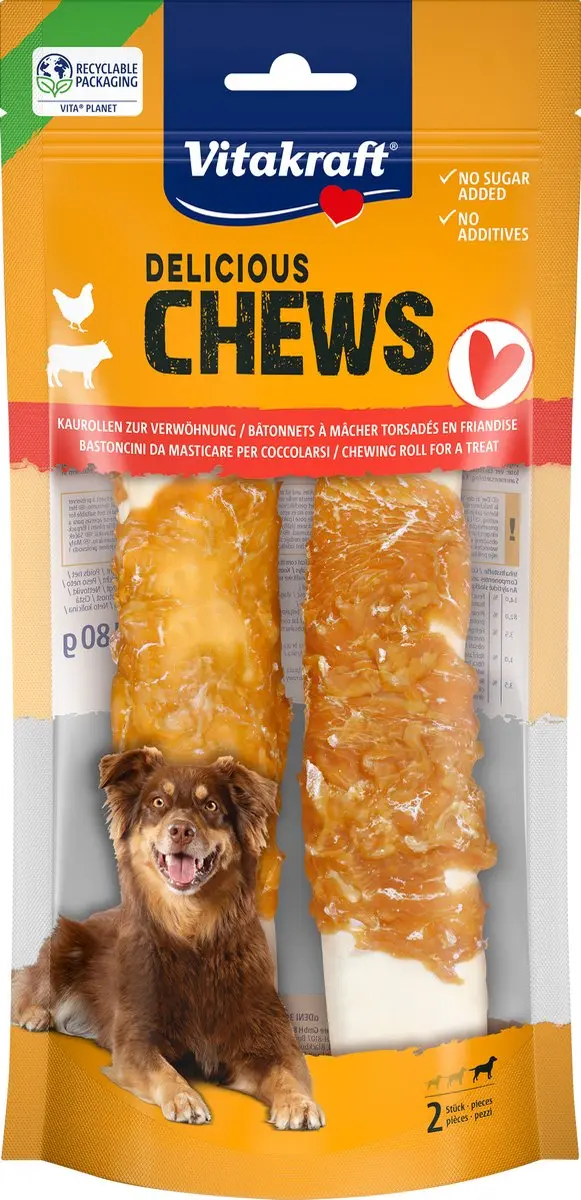 Vitakraft Chews XL Kauwrollen Kip