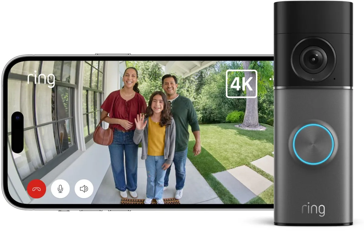 Ring Wired Video Doorbell Pro (3rd gen) - Plug-in - Zilver - Retinol 4K