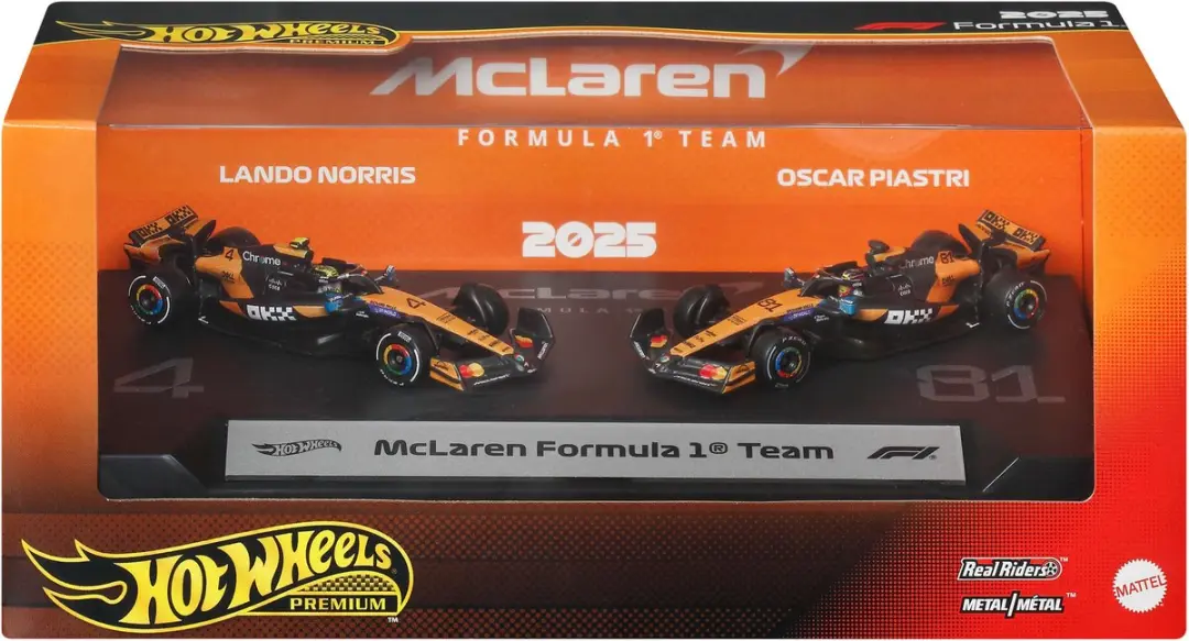 Hot Wheels Premium F1 Set McLaren Piastri & Norris JMM91
