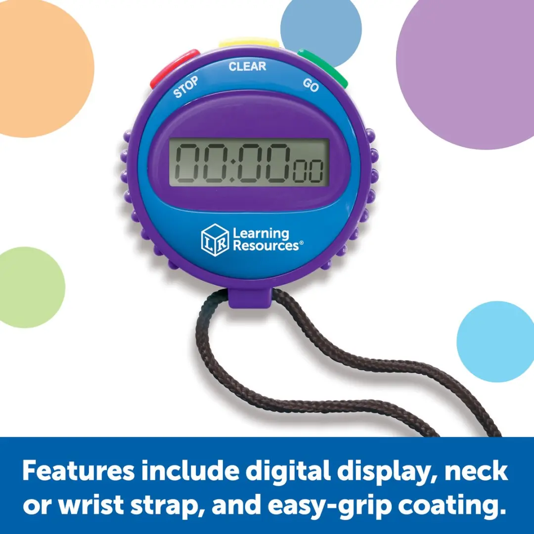 Learning Resources Simple Stopwatch 5+ - Multikleur