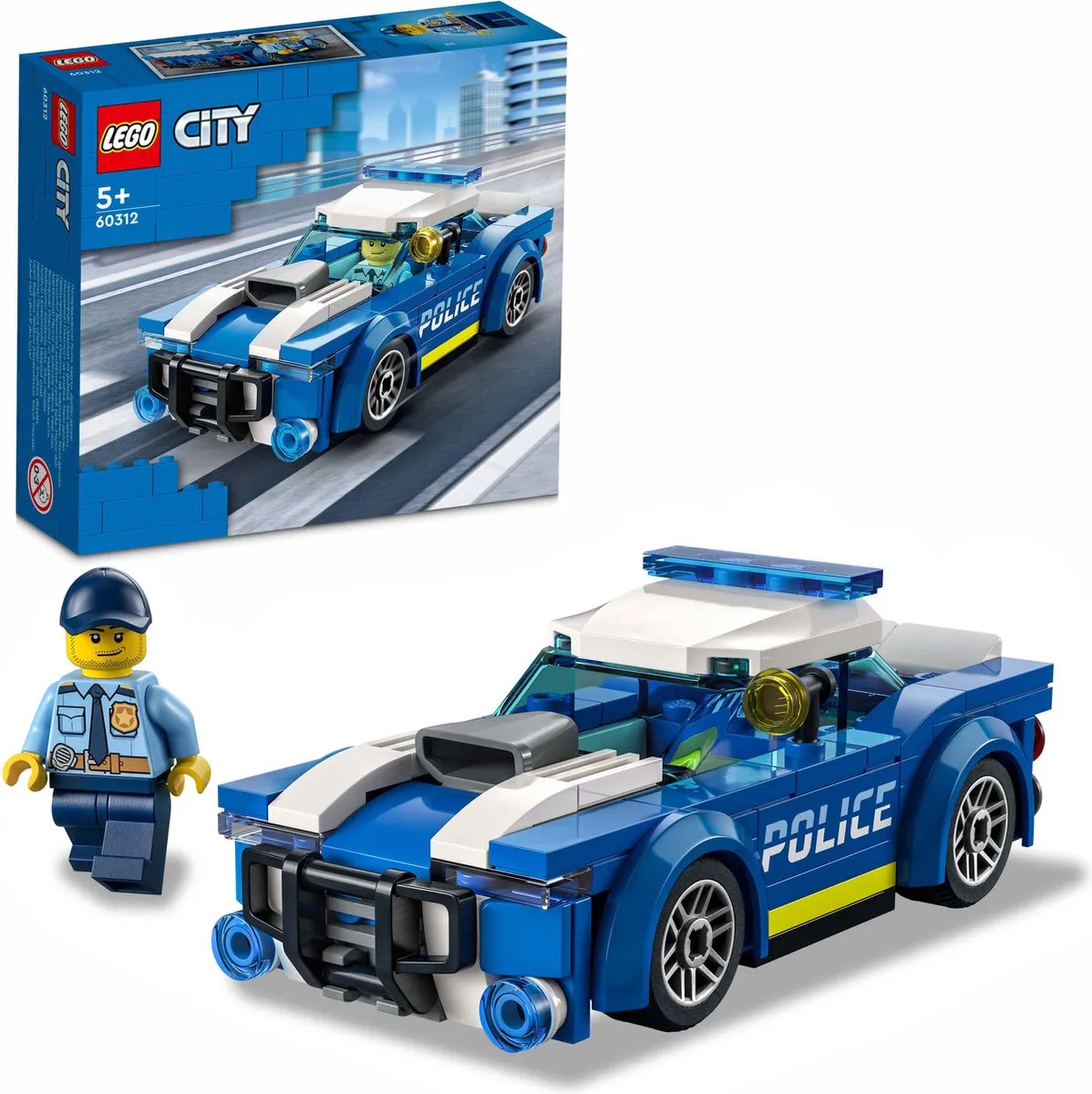 LEGO City Politiewagen 60312 - 94 Stukken