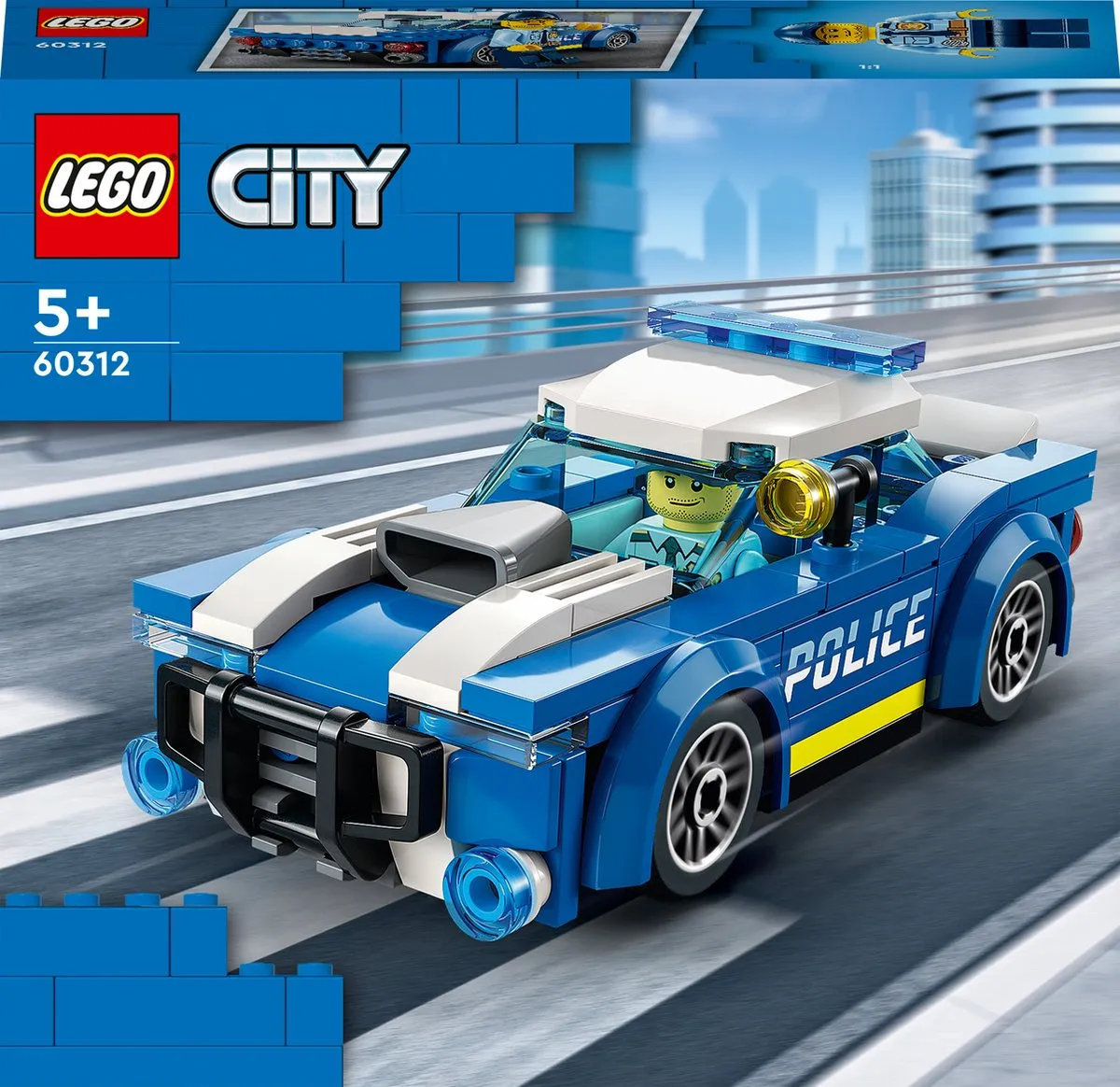 LEGO City Politiewagen 60312 - 94 Stukken