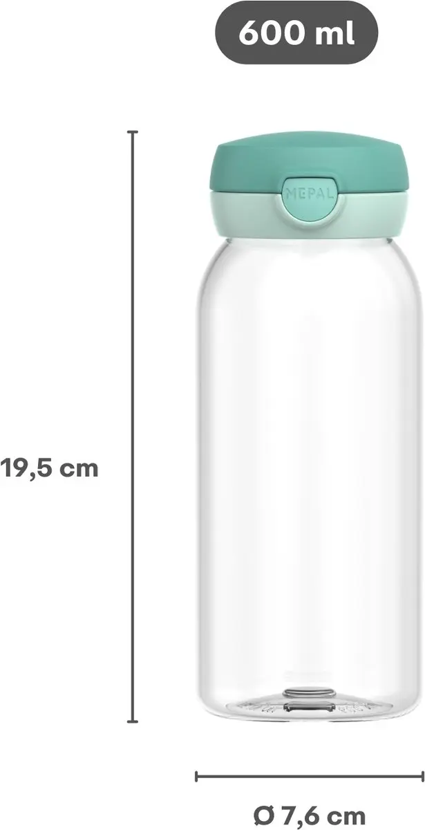 Mepal Campus 107485065408 Drinkfles 600ml - Forest Friends