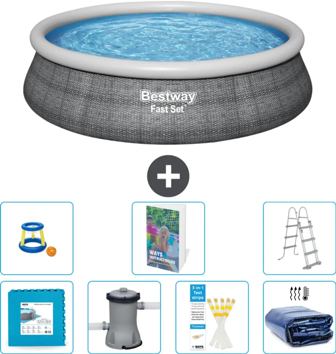 Bestway Fast Set Zwembad 457cm