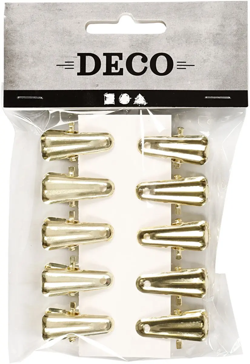 Creativ Company CC Deco Knijpers Verguld 10 Stuks