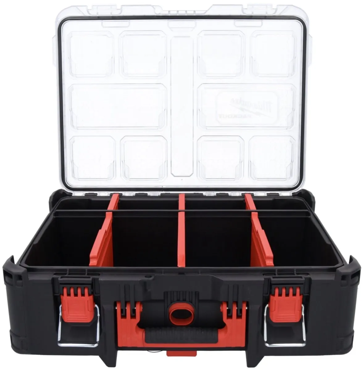 Milwaukee PACKOUT Diepe Organiser 4932478625 - Zwart/Rood - afbeelding 6 van 6