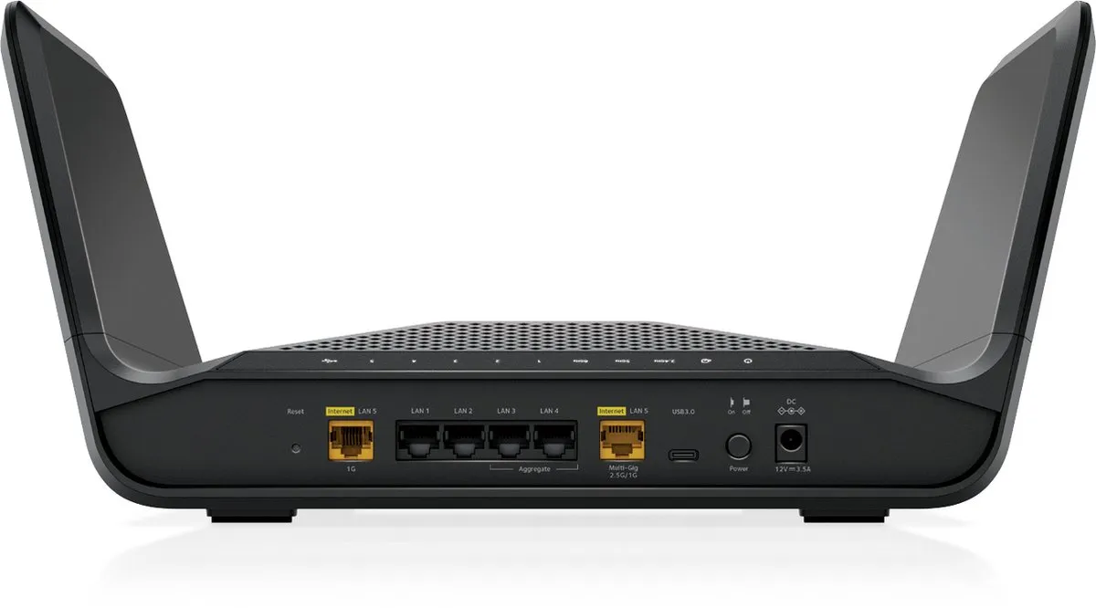 NETGEAR Nighthawk RAXE300 - Router - WiFi Versterker - 7800 Mbps - WiFi 6E