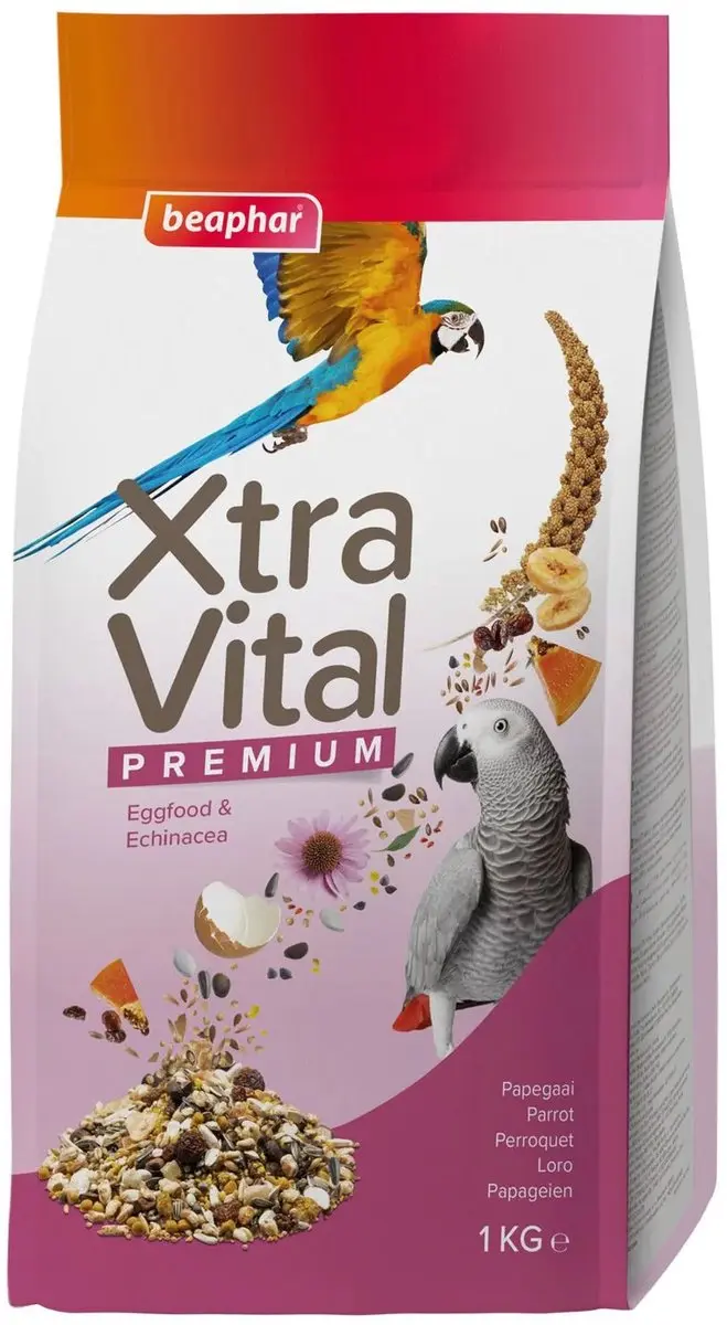 Beaphar Xtravital Papegaaienvoer 1kg