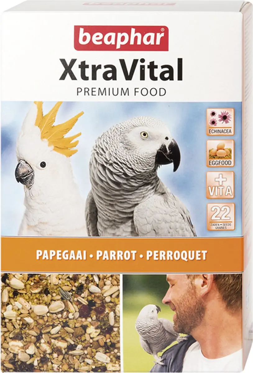 Beaphar Xtravital Papegaaienvoer 1kg