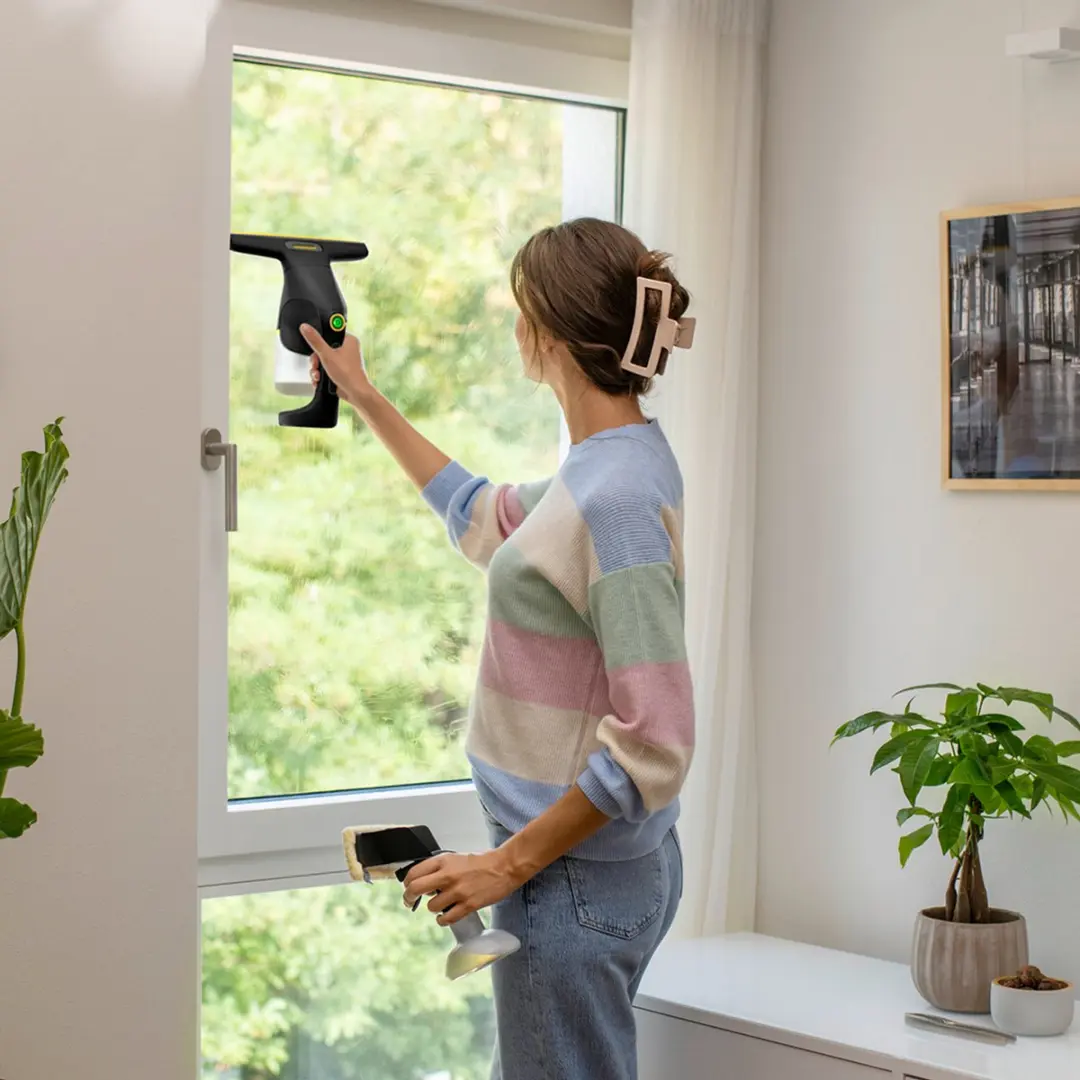 Kärcher WV 1 Compact Extra Window Vac - 25 minuten - 70 m² - Wit