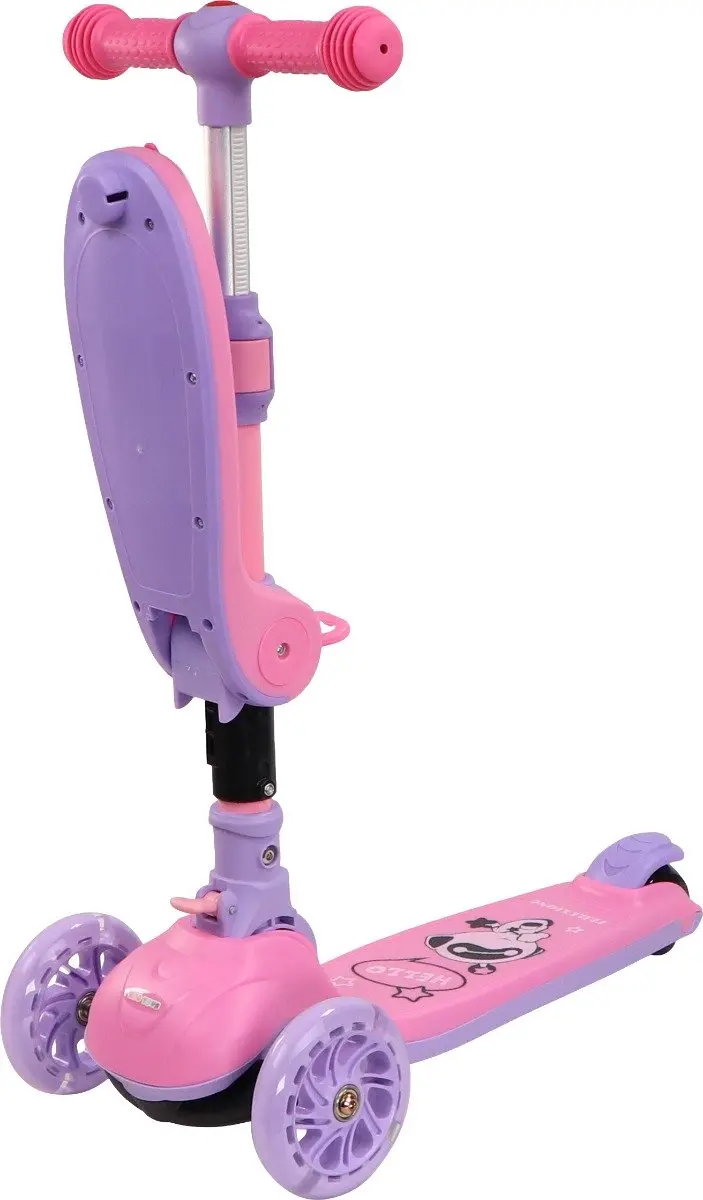 Eco Toys Lisa Roze Step/Loopfiets