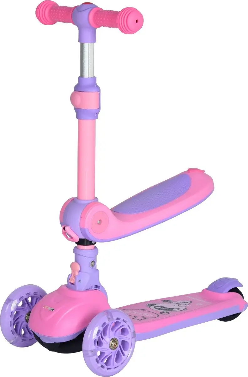 Eco Toys Lisa Roze Step/Loopfiets
