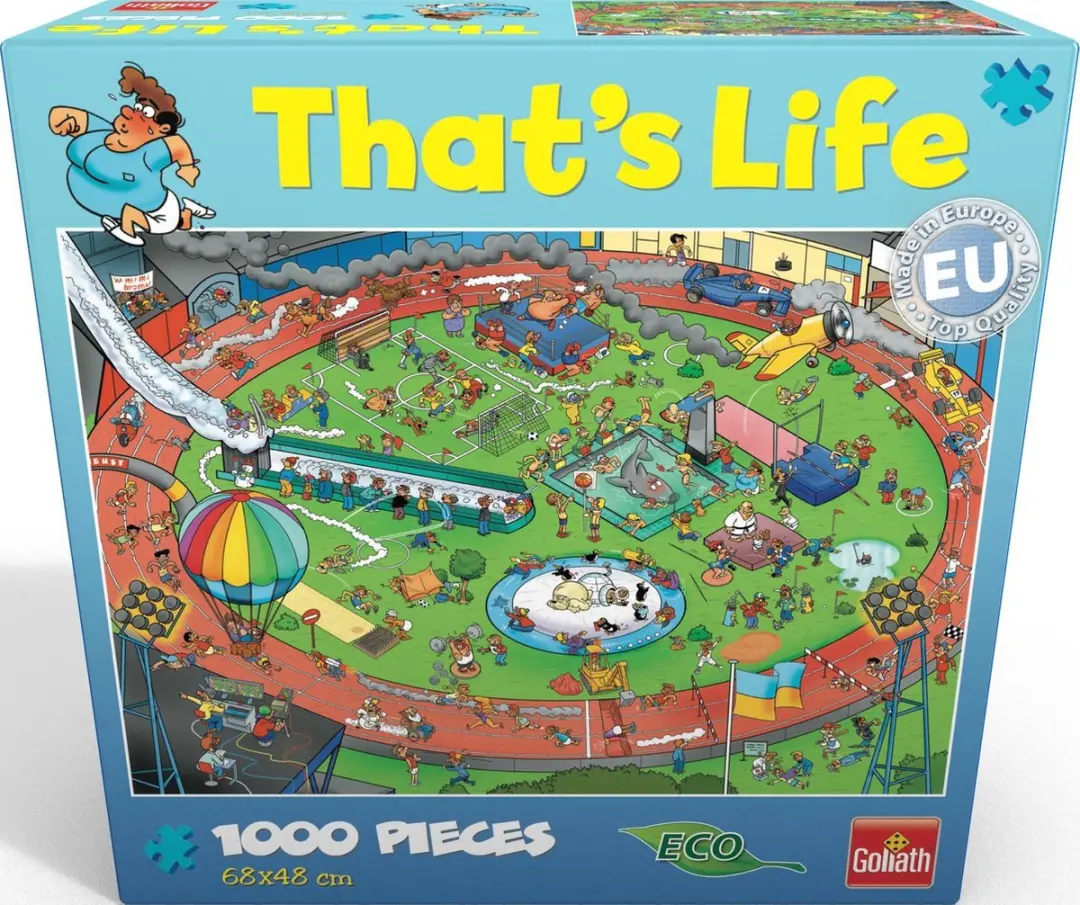 Goliath That's Life 1000 Puzzels - 1000 Stuks - Groen