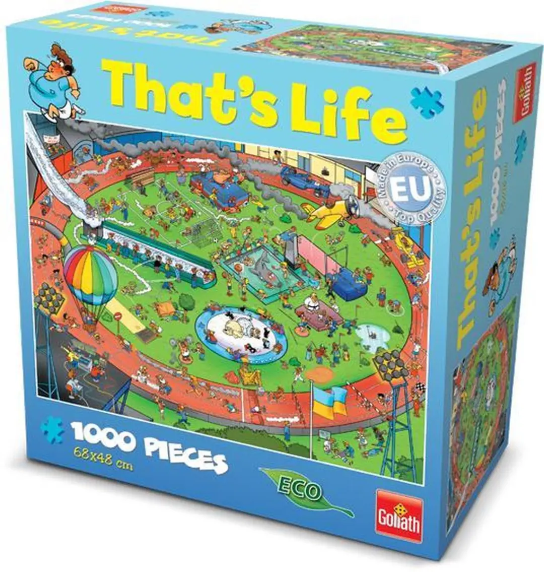 Goliath That's Life 1000 Puzzels - 1000 Stuks - Groen