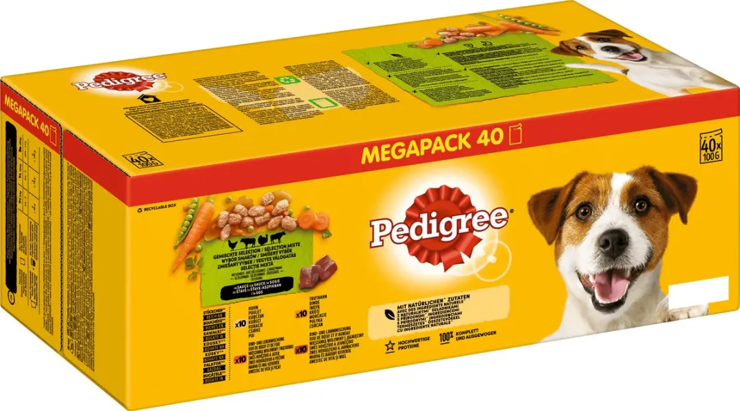 Pedigree Wybór Smaków Volledig Natvoer Honden - 40 Stuks
