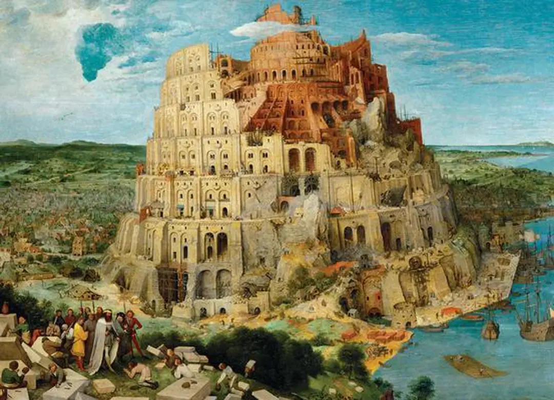 Eurographics De Toren van Babel Pieter Bruegel de Oude Puzzel 1000 Stuks - Fine Art - eu6000-0837