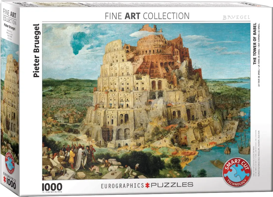 Eurographics De Toren van Babel Pieter Bruegel de Oude Puzzel 1000 Stuks