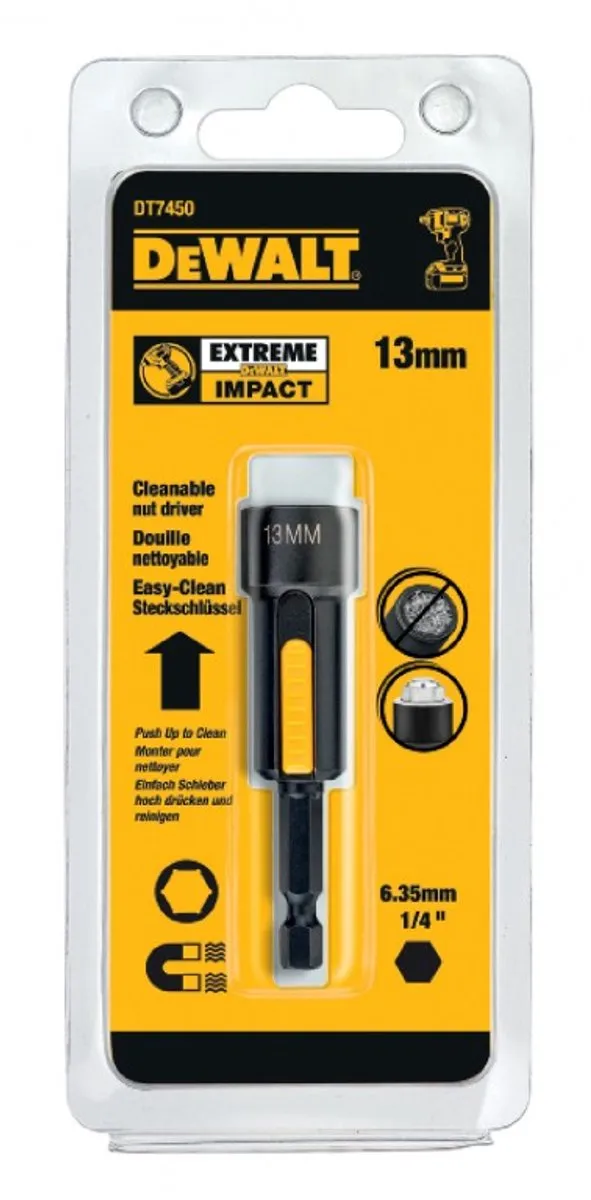 DeWalt DT7450 Extreme Impact Magnetische Bit Dopsleutel 13mm