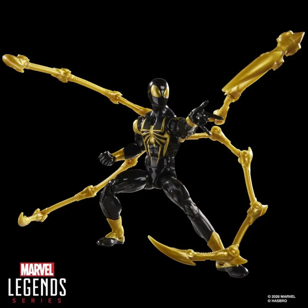 Hasbro Marvel Legends Series Iron Spider Aaron Davies 15cm - Goud - afbeelding 6 van 6