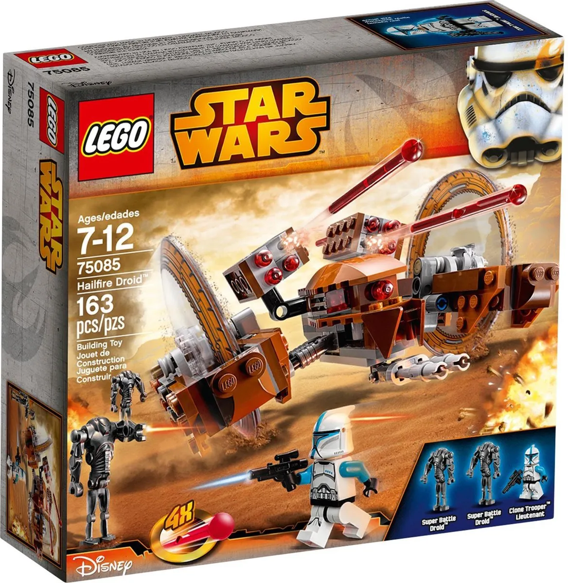 LEGO Star Wars Hailfire Droid 75085 - 163 Stukken